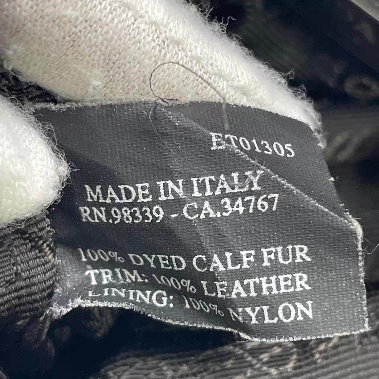 Prada Leopard Print Pony-style Calfskin Mini Clutch in vendita 11