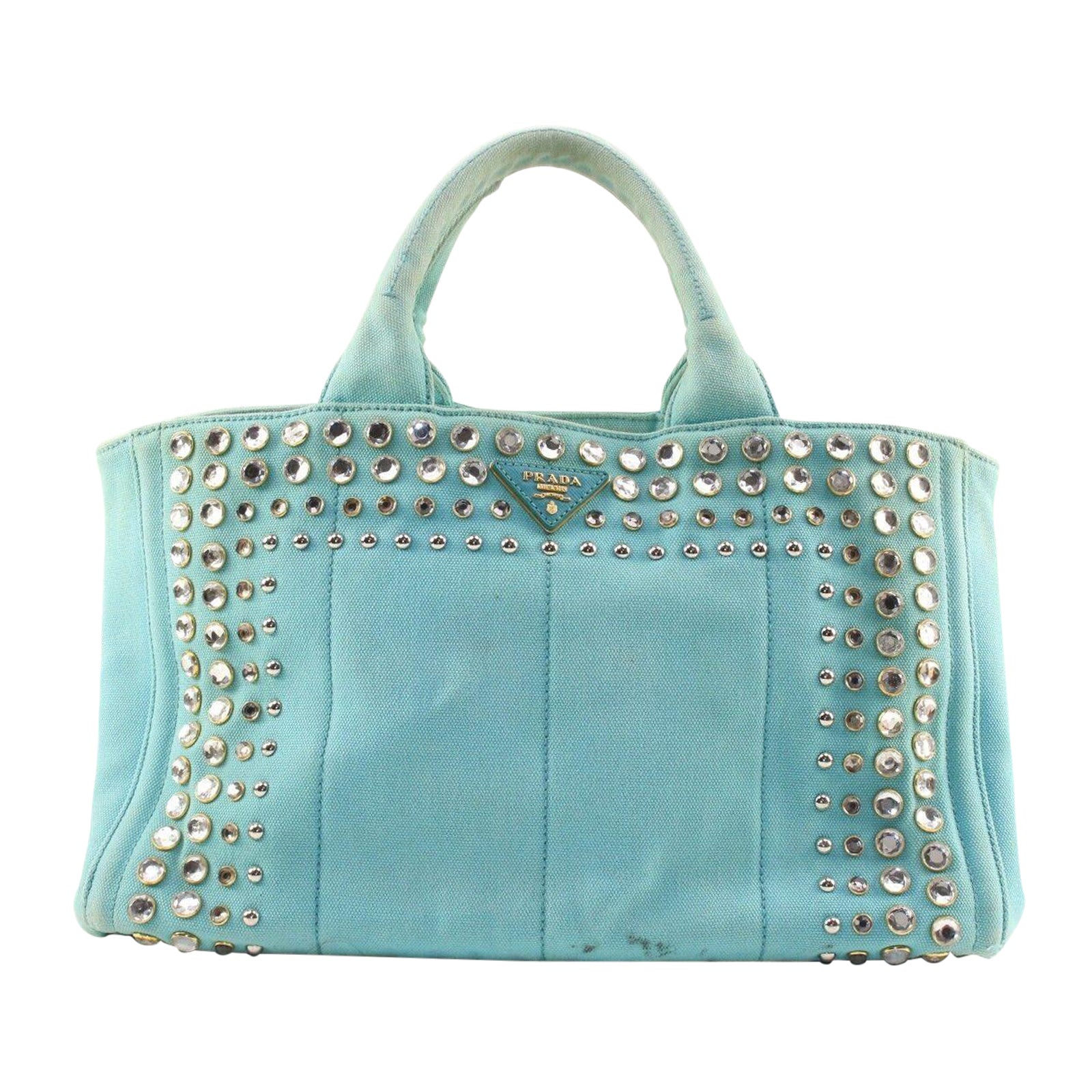 PRADA Fourre-tout bleu Light 2way Crystal Grommet 1PR1220K
