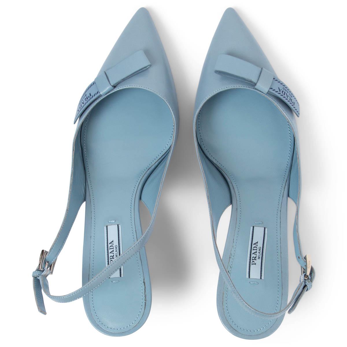 baby blue kitten heels