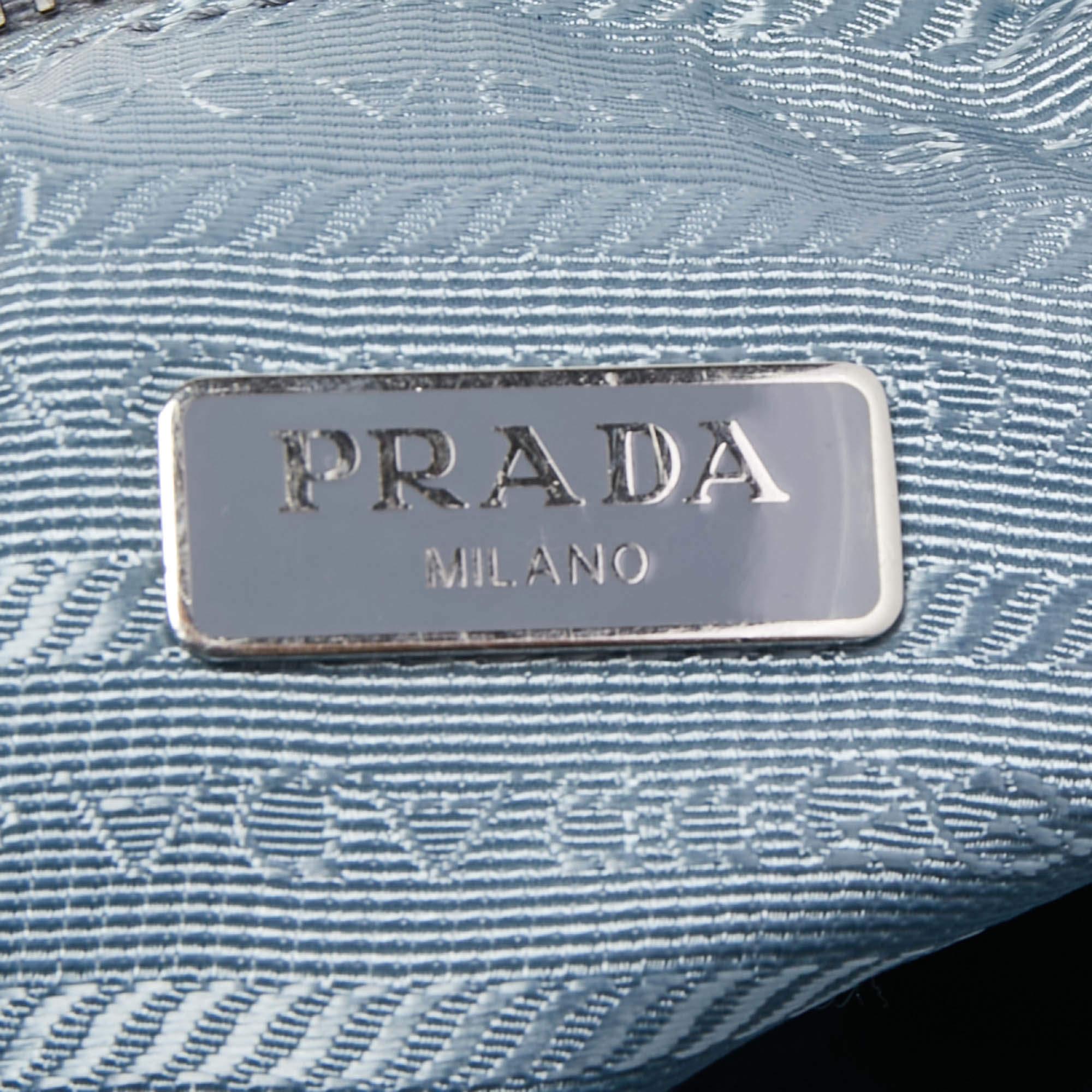 Prada Light Blue Nylon Re-Edition 2006 Crossbody Bag 5