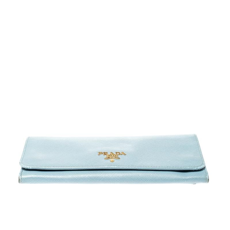 prada light blue wallet