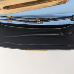 Prada Light Blue Small Astrology Crossbody Bag
