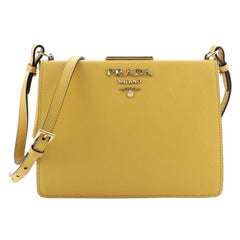 Prada Light Frame Shoulder Bag Saffiano Leather Small