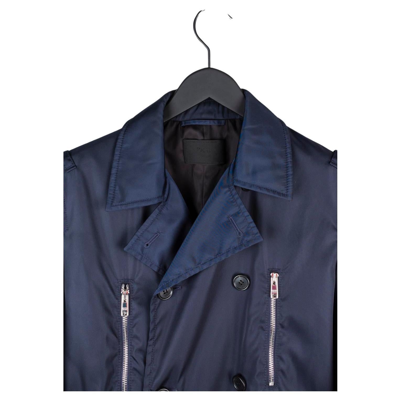 Prada light jacket Homme veste safari multi zip Taille ITA48/Medium, S797 en vente
