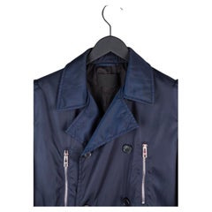 Prada Lichtjacke für Herren mit mehreren Reißverschlüssen Safari-Jacke Größe ITA48/Medium, S797