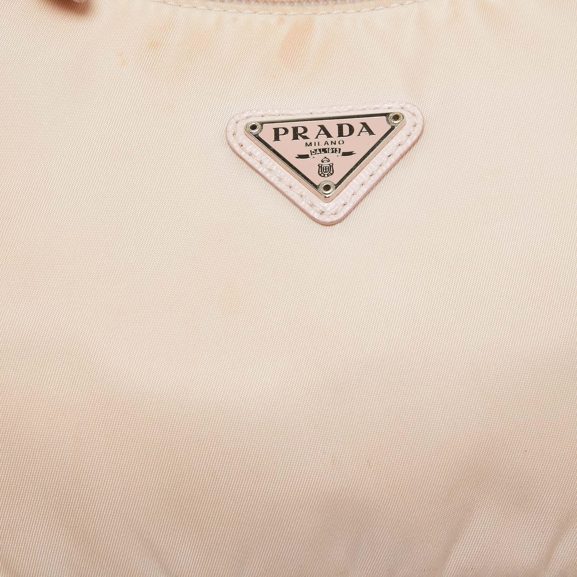 Women's Prada Light Pink Nylon Re-Edition 2000 Bag