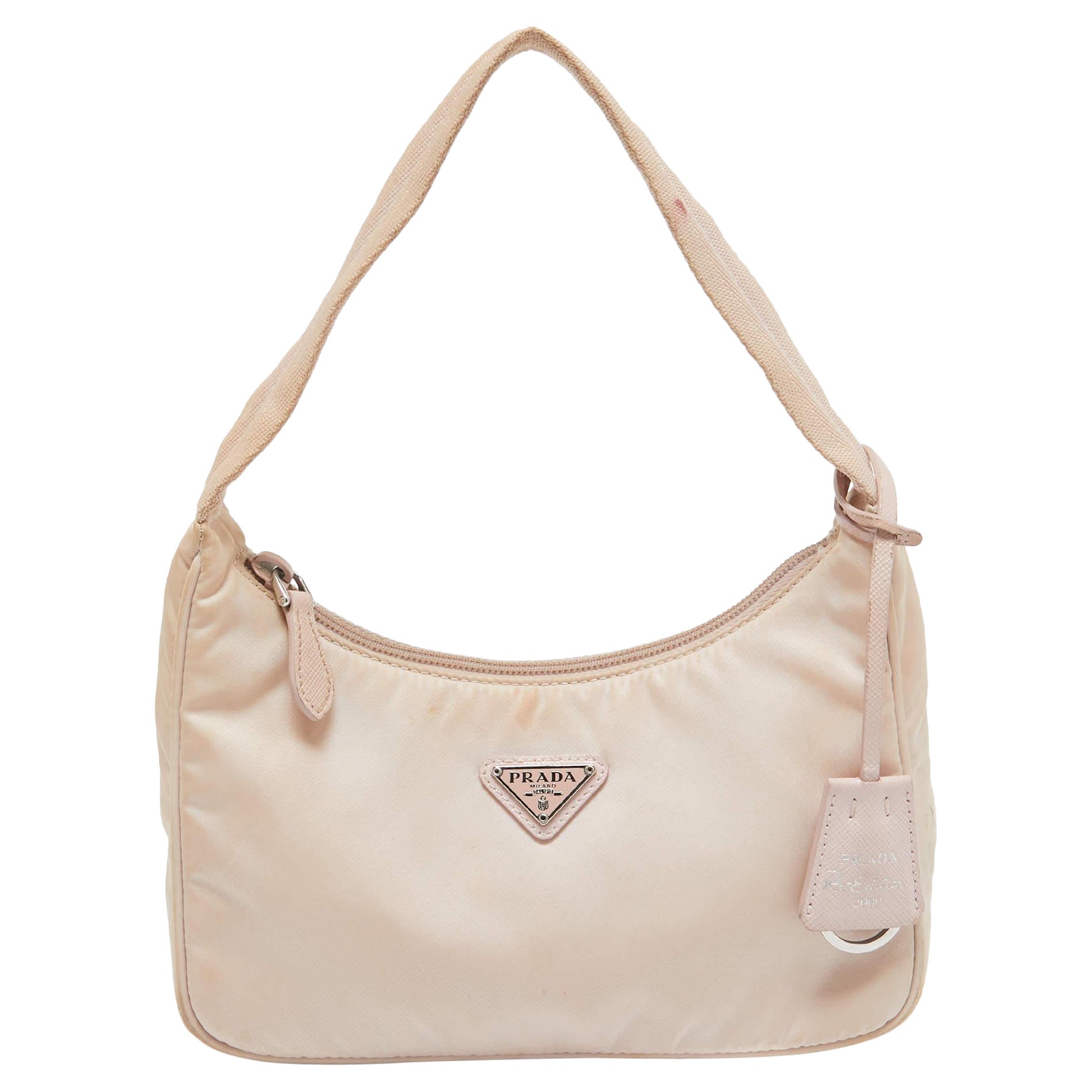 Prada Light Pink Nylon Re-Edition 2000 Bag