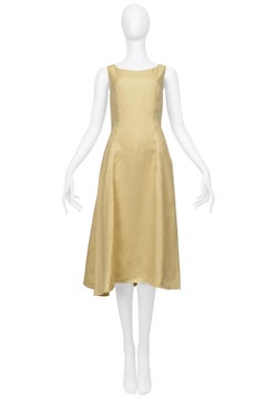 Prada Light Tan Linen Dress 2008
