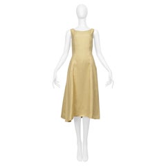Prada Light Tan Linen Dress 2008