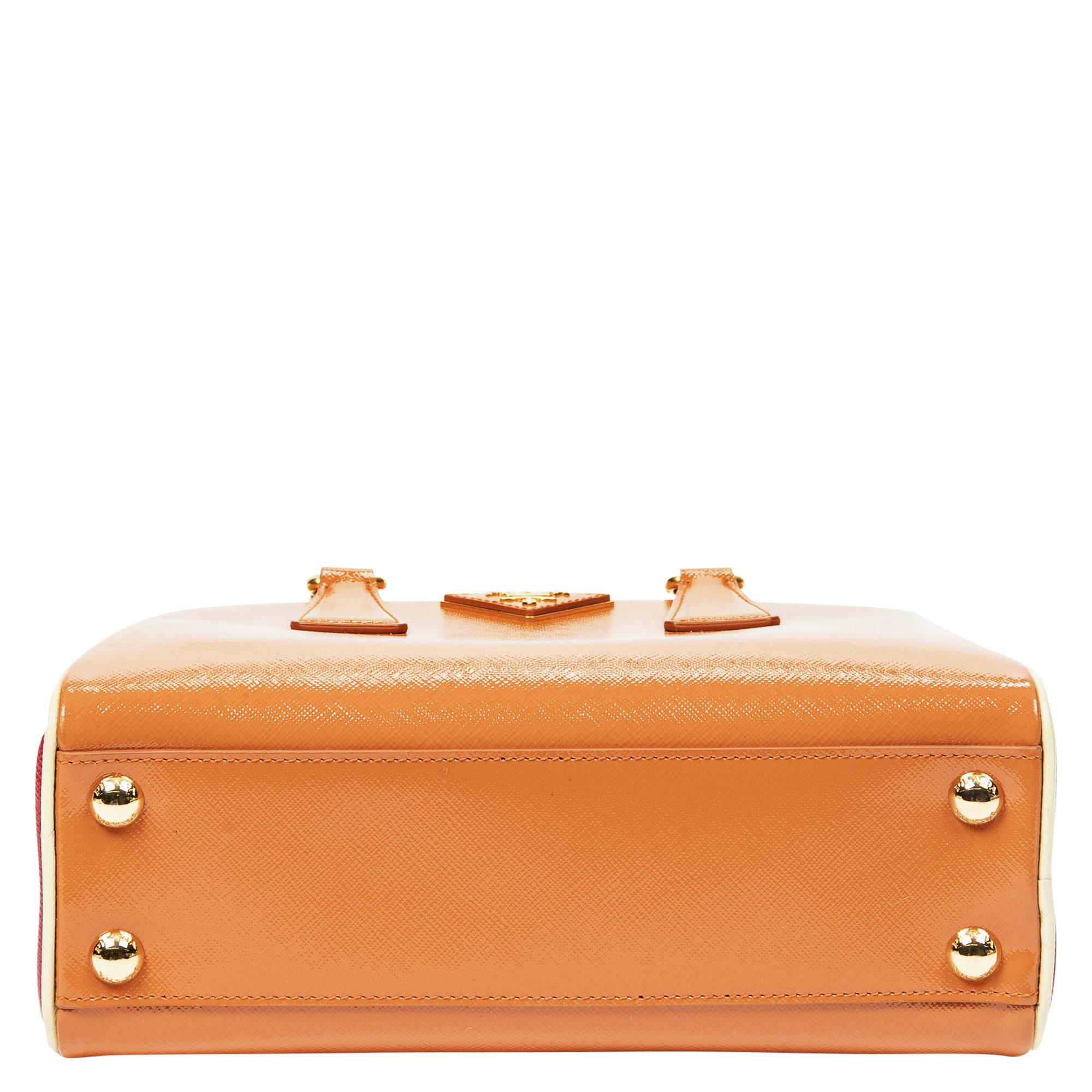 Women's or Men's Prada Limited Edition Orange Frame Bag For Sale