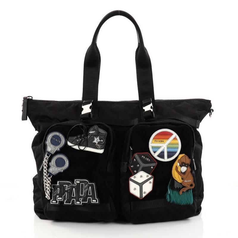 purse with patches