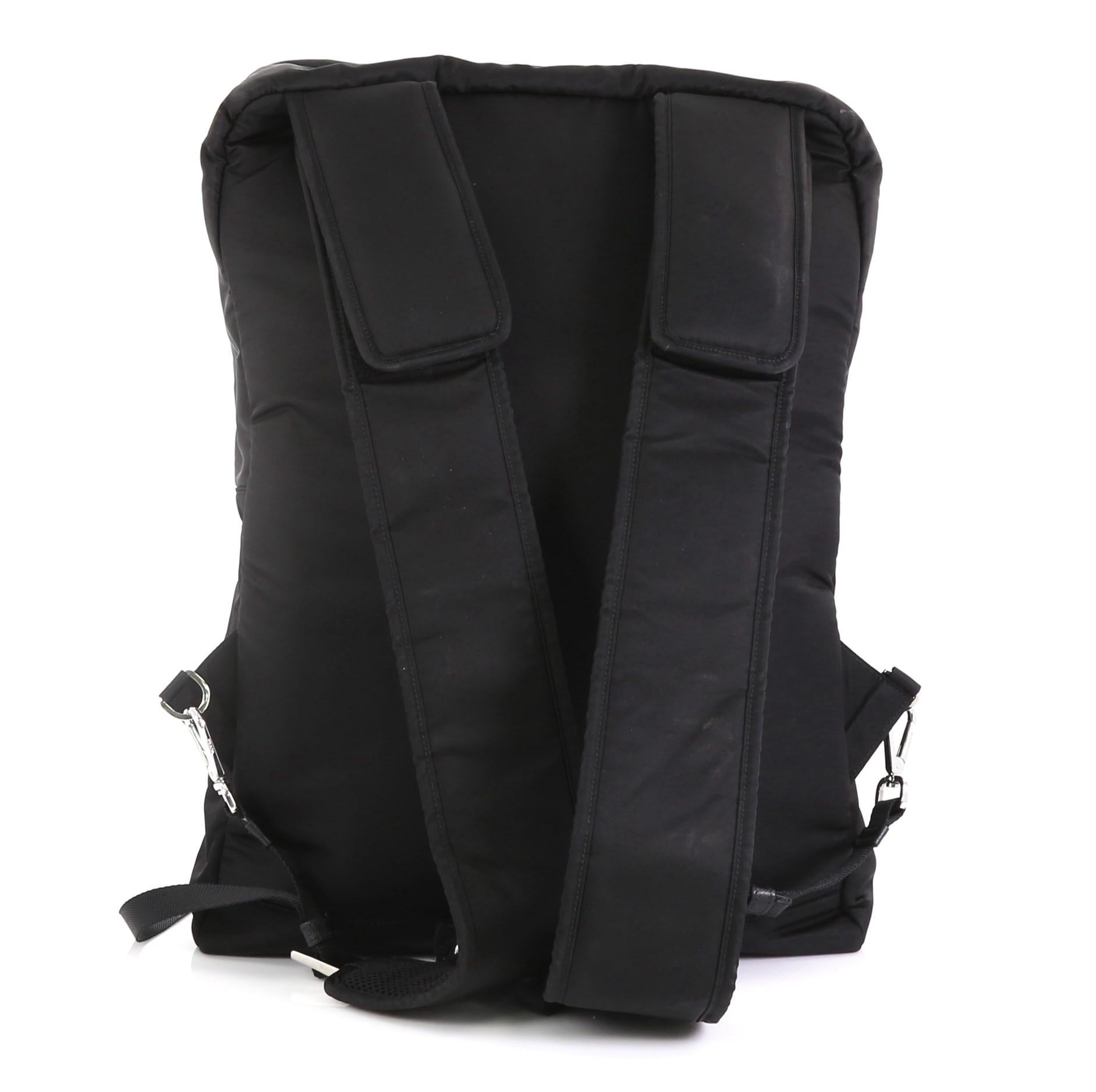 Black Prada Limited Edition Rem Koolhaas Backpack Tessuto Large