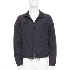 PRADA LINEA ROSSA 2006 Wende-Bomberjacke aus Tech-Nylon mit Reißverschluss, Oberbekleidung IT48
