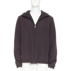 PRADA Linea Rossa 2014 Reversible nylon hooded windbreaker jacket IT52 XL