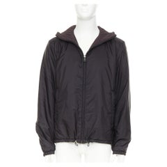 PRADA Linea Rossa 2014 Reversible nylon hooded windbreaker jacket IT52 XL