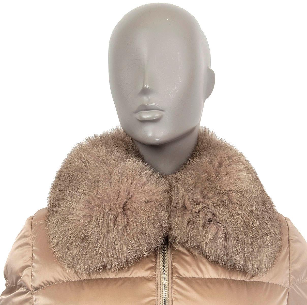 champagne puffer jacket