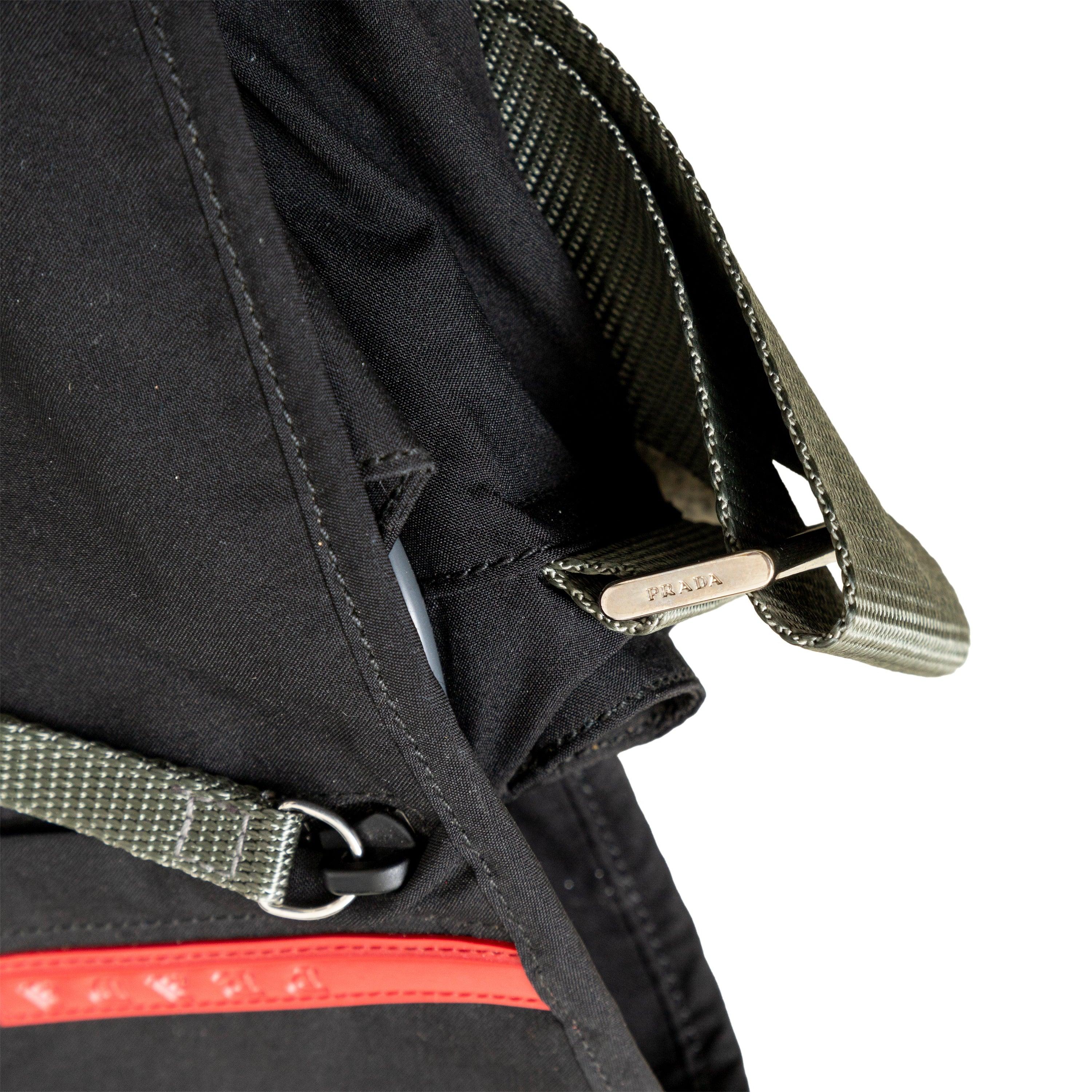 Men's Prada Linea Rossa Messenger Bag - '20s For Sale