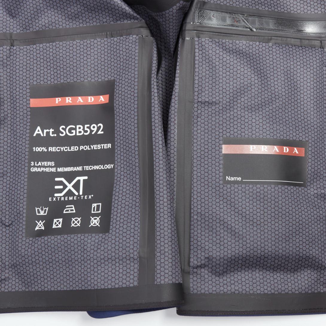 PRADA Linea Rossa SGB592 Extreme Tex navy utility pocket cropped vest L 3