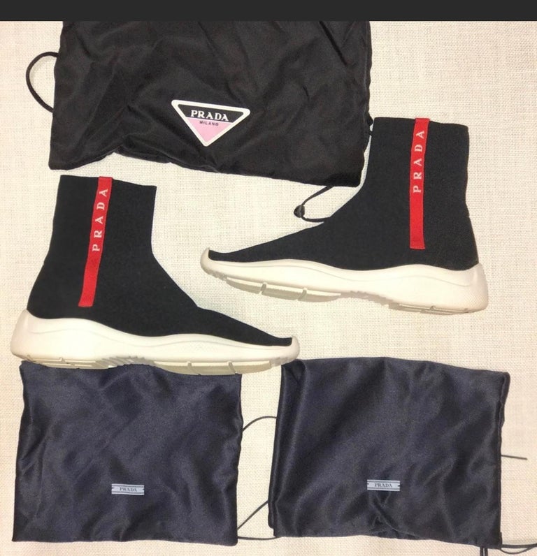 prada socks sneakers