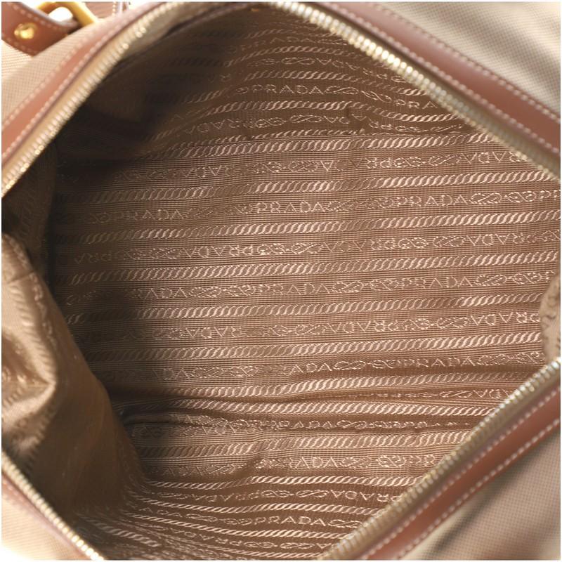 Prada Logo Bauletto Bag Canvas Medium für Damen oder Herren