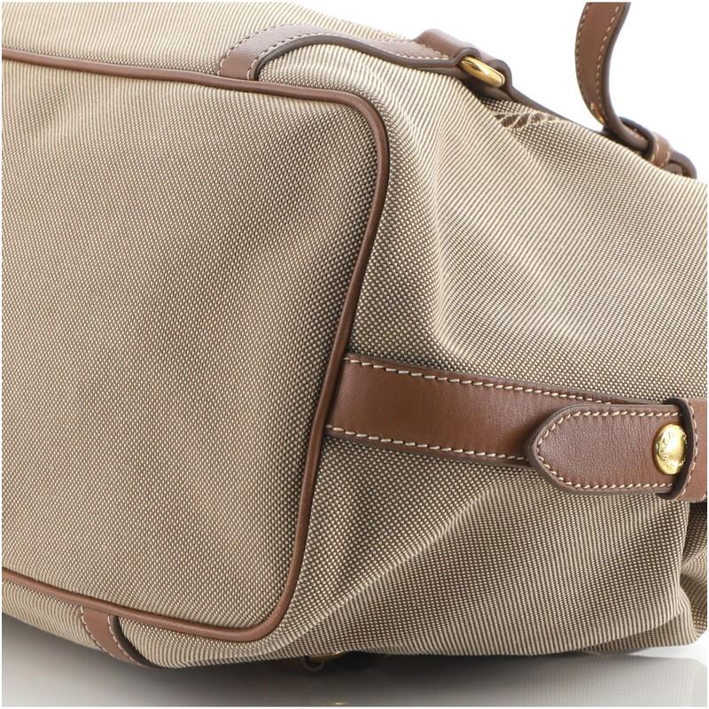 Prada Logo Bauletto Bag Canvas Medium 1