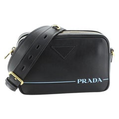Prada Logo Camera Bag City Calf Medium