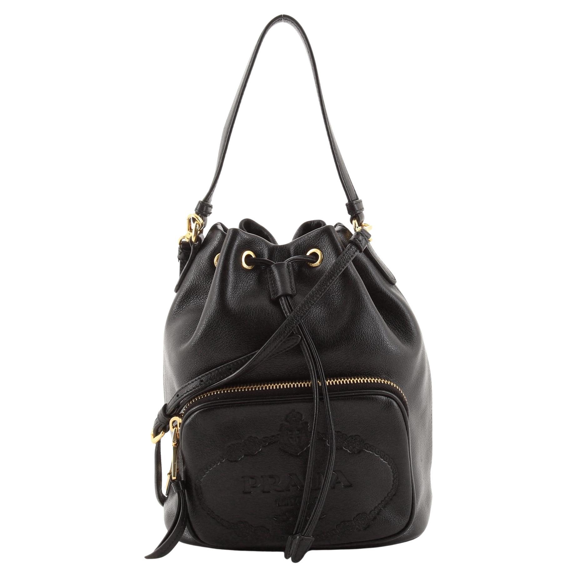 Louis Vuitton Monogram Glace Bucket Bags for Women