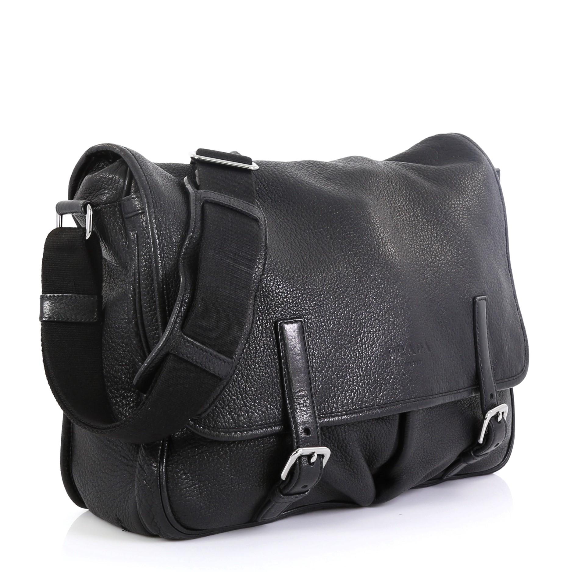 Prada mens messenger bag sale cheap