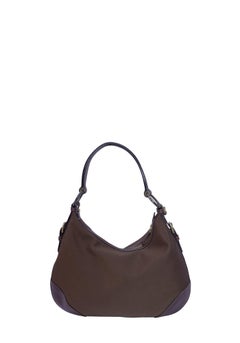 Prada Logo Jacquard Hobo Bag
