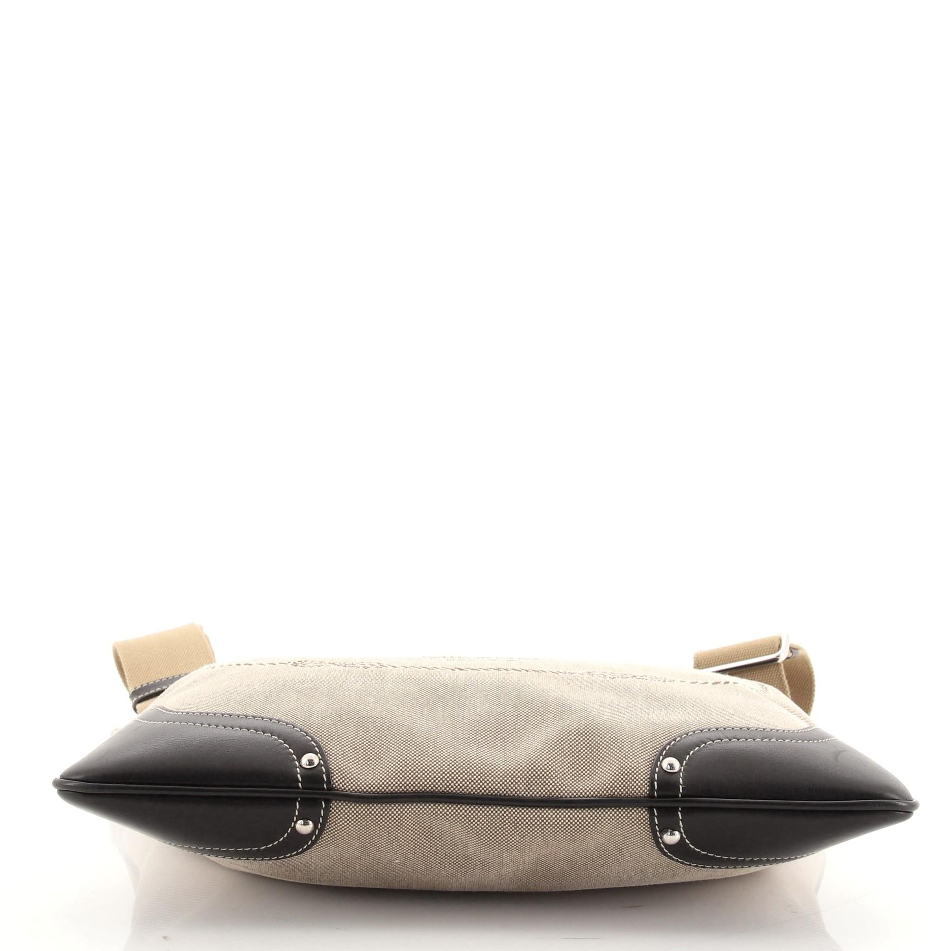prada canvas shoulder bag