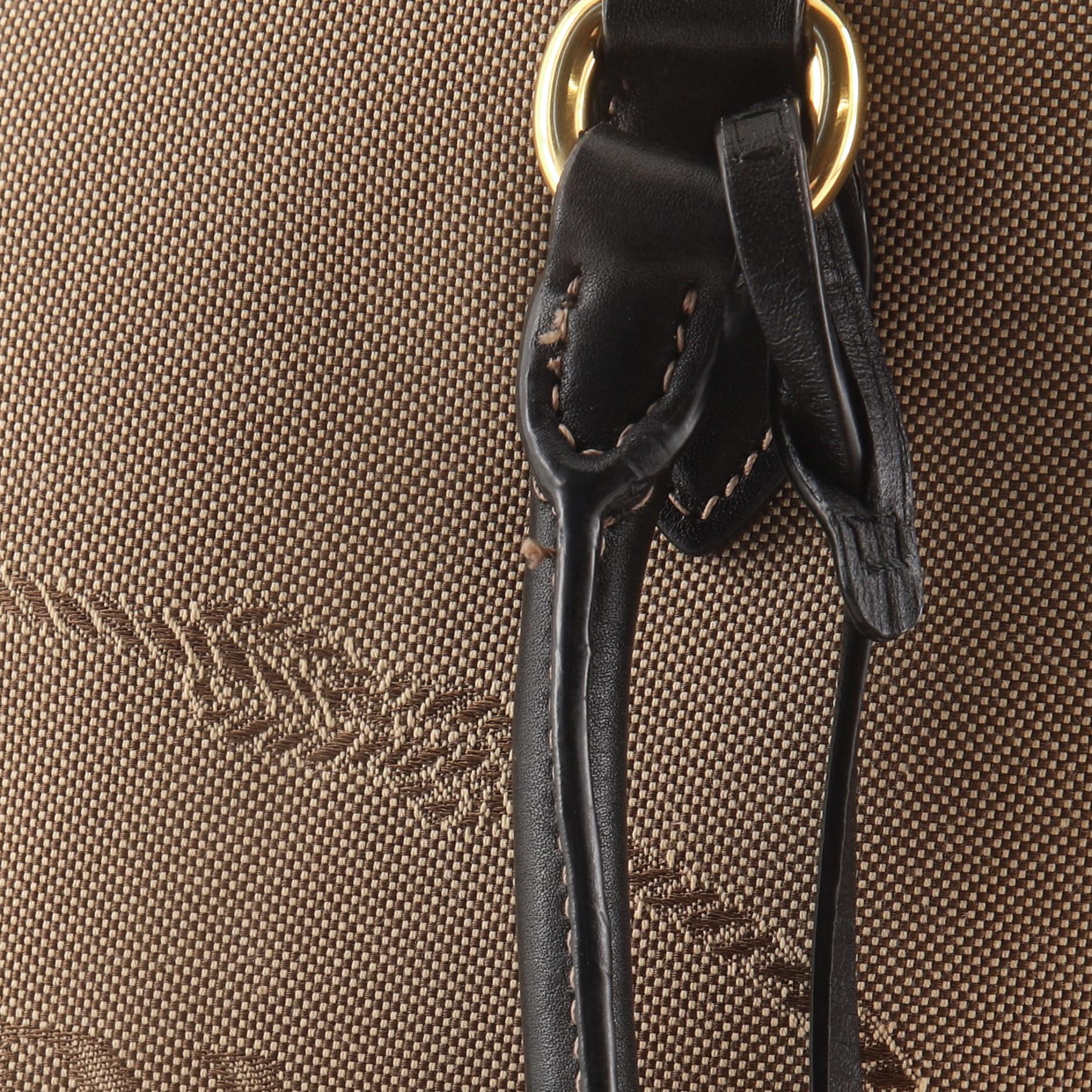 Prada Logo Offene Tragetasche aus Segeltuch Medium 1