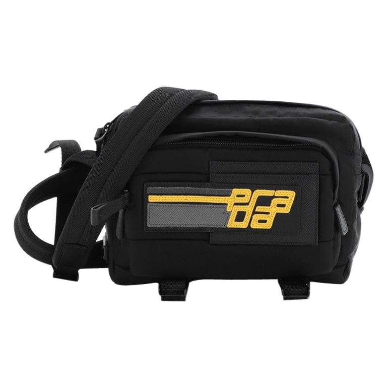 prada logo crossbody bag