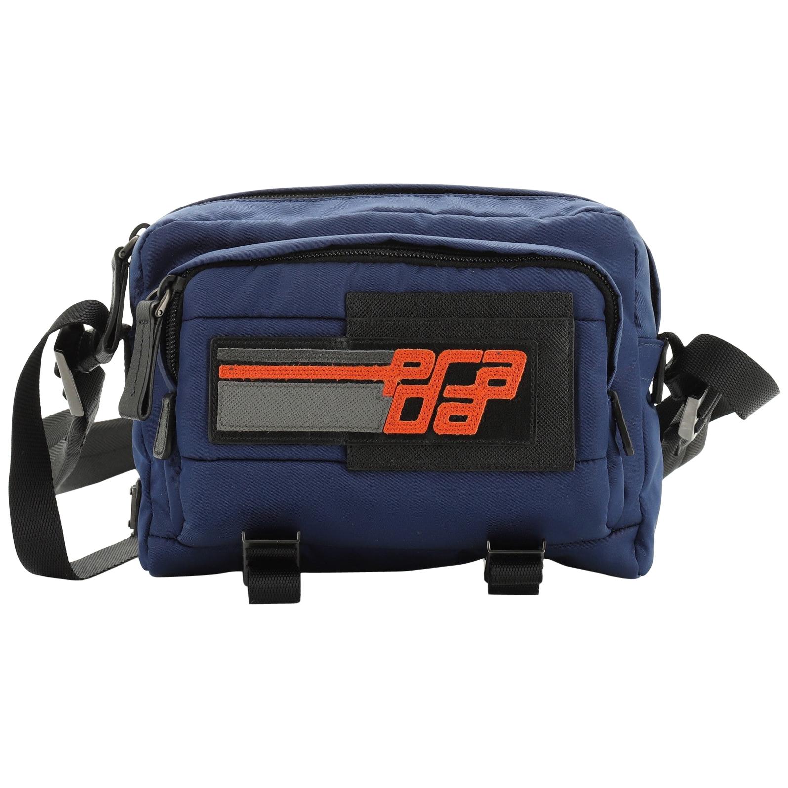 prada logo crossbody bag