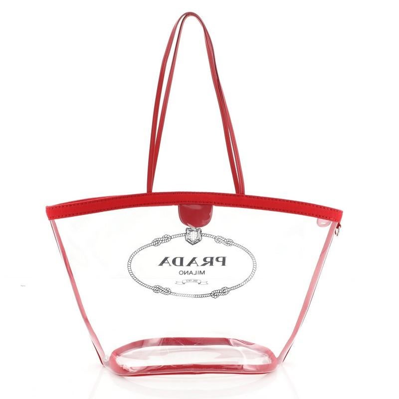 Red Prada Logo Tote PVC