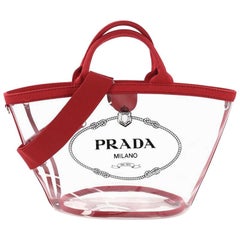 Prada Logo Tote PVC