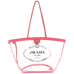 Prada Logo Tote PVC at 1stDibs