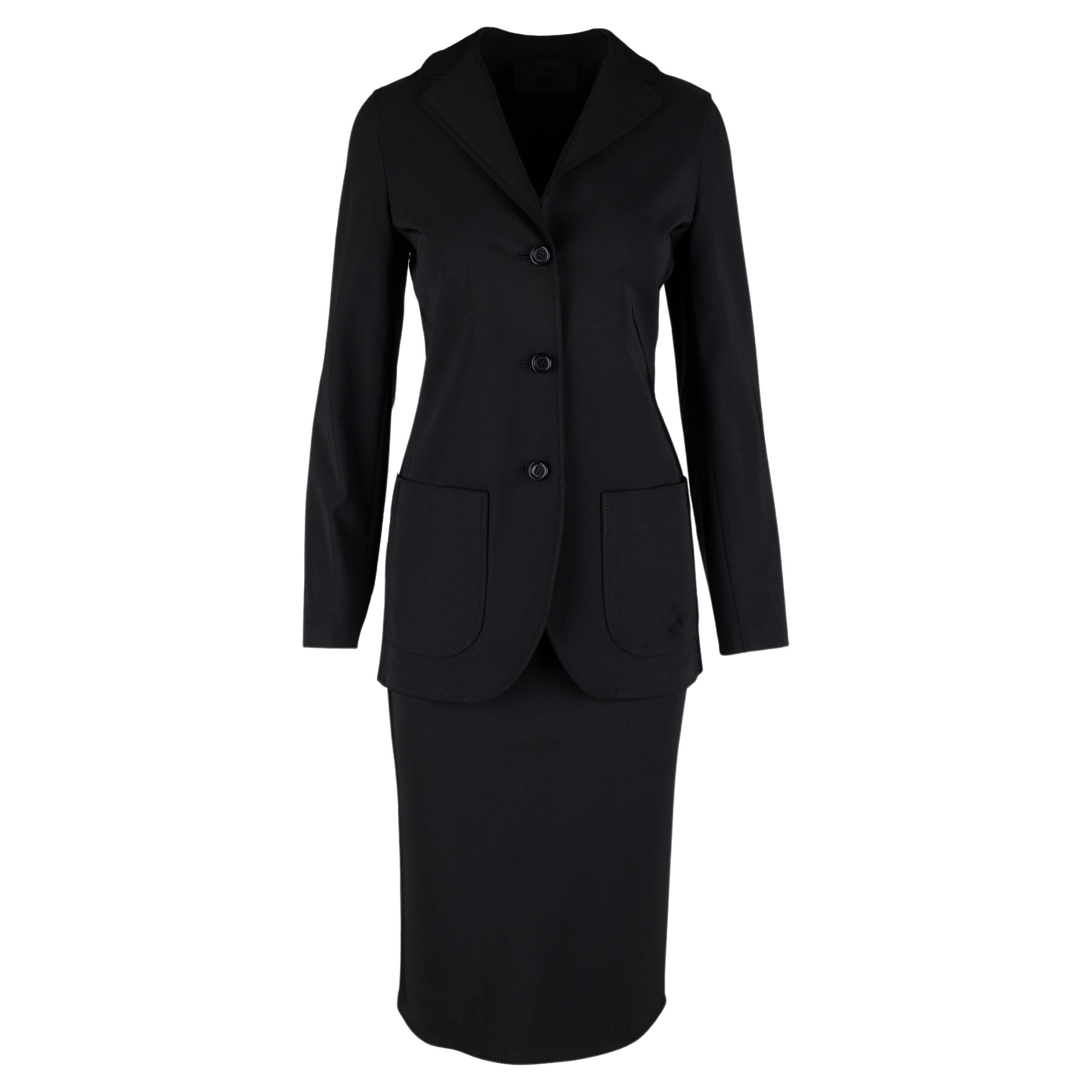 Prada - Ensemble veste longue et jupe en vente