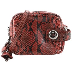 Prada Lucido Camera Bag Python Small