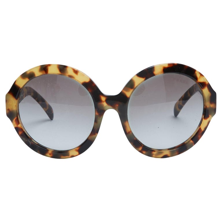Prada Lunettes Solaire Oversize Ecaille de Tortue Maxi Round  display picture 2