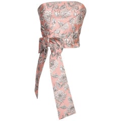 Prada Lurex Jacquard Top, 2001