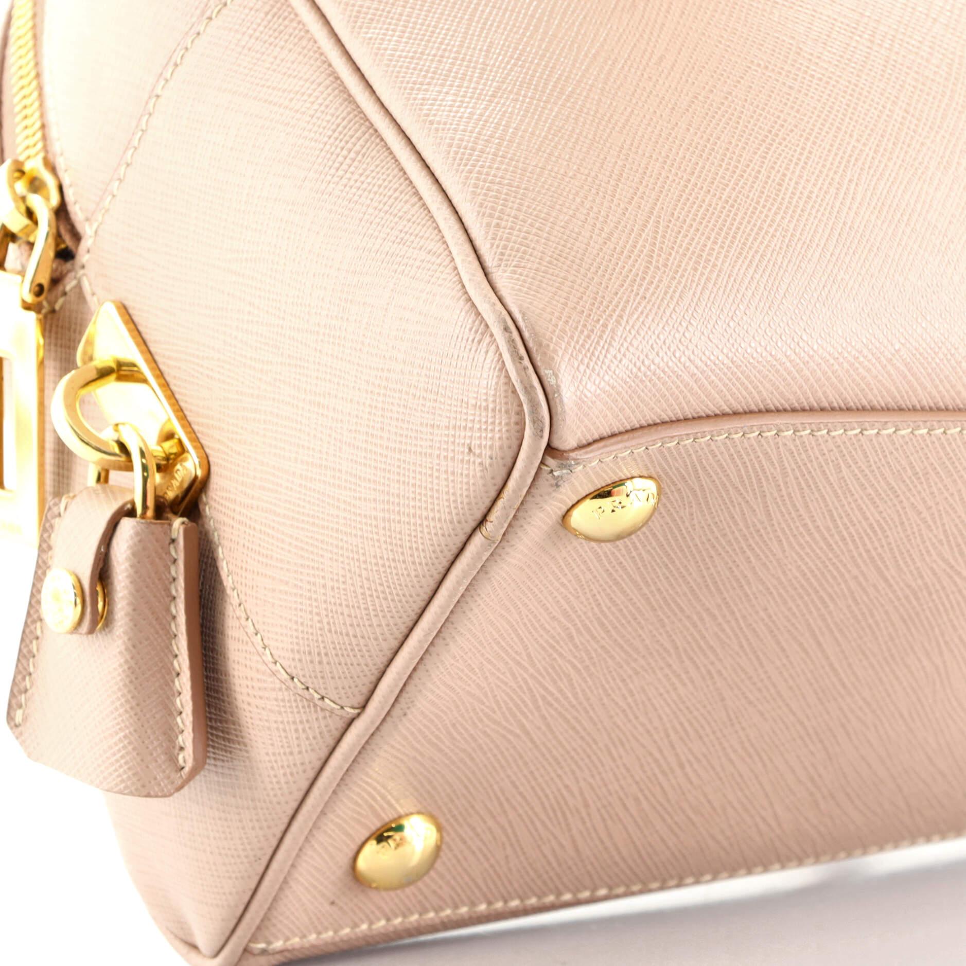 Prada Lux Bowlertasche aus Saffiano-Leder Medium 1