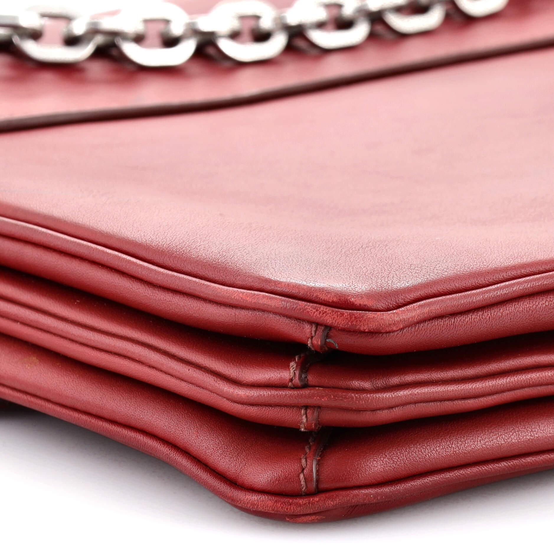 Prada Lux Chain Lock Flap Bag Vitello Soft Large 1