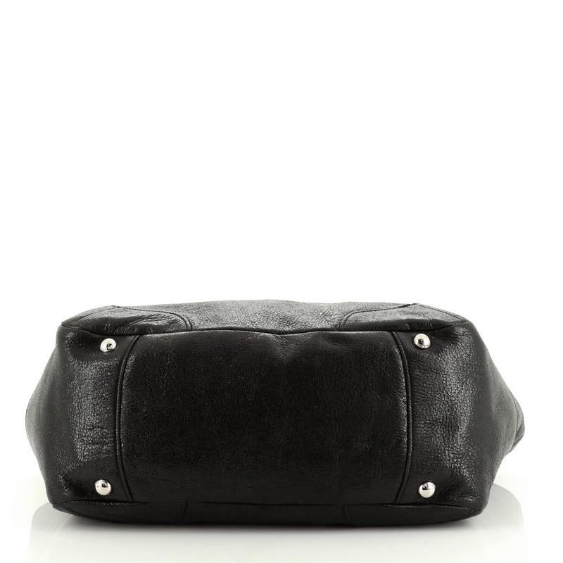 Prada Lux Chain Tote Cervo Leather Large In Good Condition In NY, NY