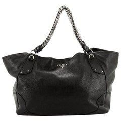 Prada Lux Chain Tote Cervo Leather Large