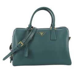 Prada Lux Convertible Boston Bag Saffiano Leather Medium