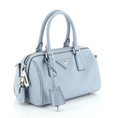 Prada Lux Convertible Boston Bag Saffiano Leather Mini