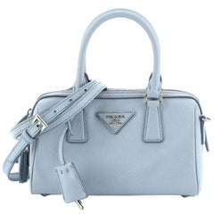 Prada Light Blue Saffiano Lux Leather Crossbody Bag at 1stDibs
