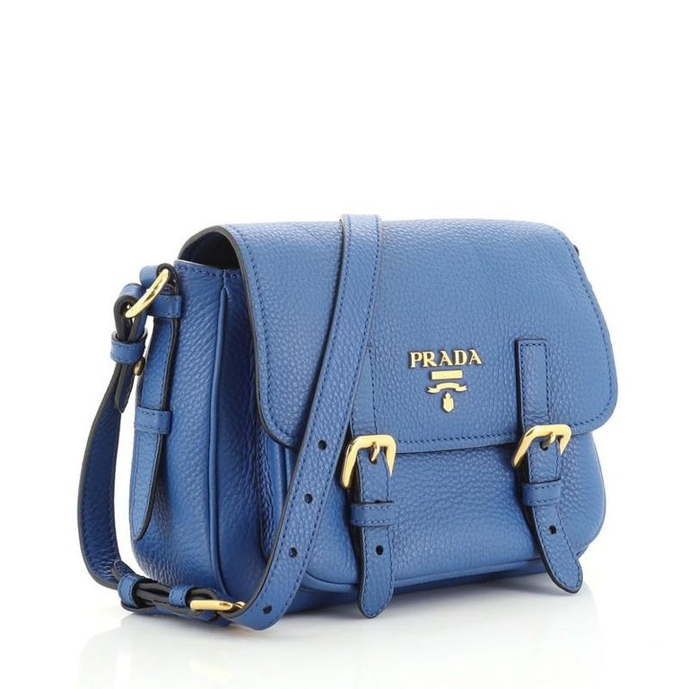 Prada Lux Messenger Bag Vitello Daino Small at 1stDibs