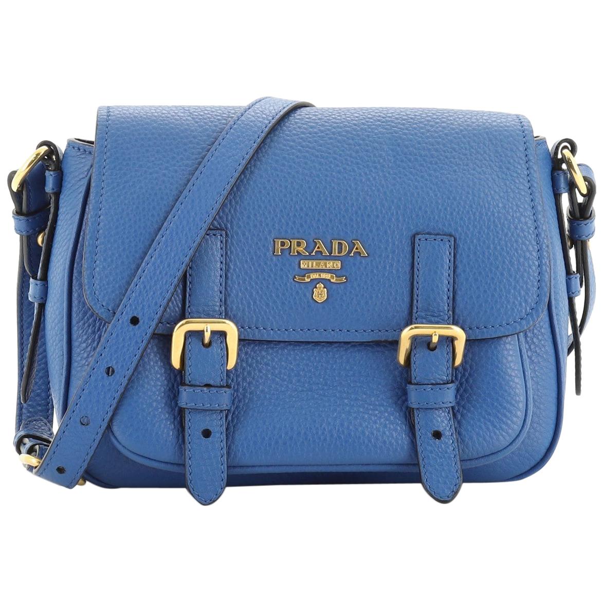 Prada Double Zip Camera Bag Vitello Daino at 1stDibs