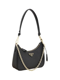 Prada Lux Shoulder Bag — Black